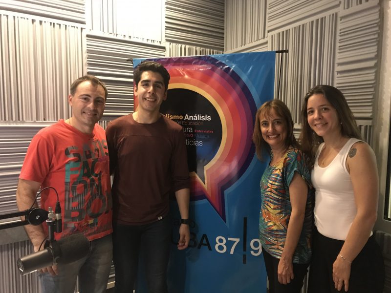 Diego Gómez-Zará and Silvia Andreoli shared MDT’s results at Radio UBA ...