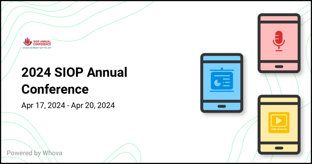 SONIC at the 2024 SIOP Annual Conference The Science of Networks in